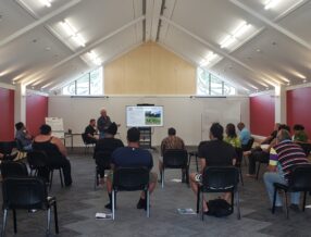 People interested in the KMR programme at the Te Aroha marae
